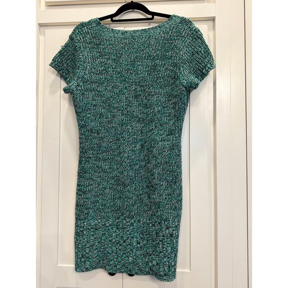 bobbie brooks ladies green marled knit sweater tunic top LG  VTG - Picture 2 of 7